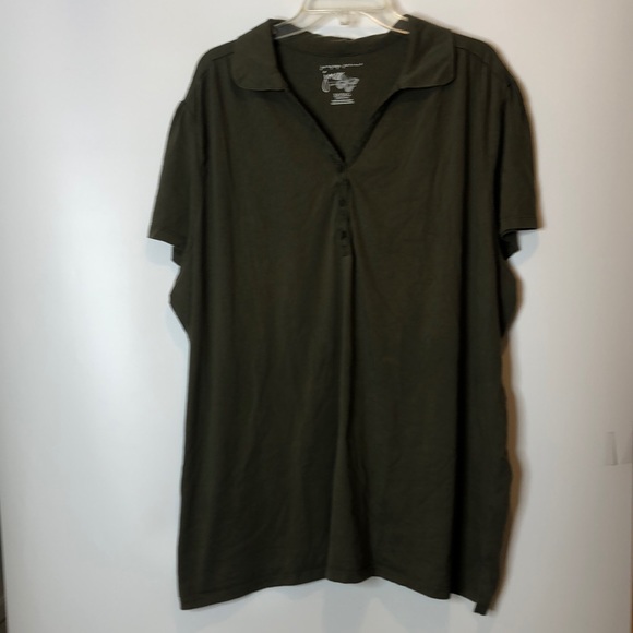 Just My Size Short Sleeve Top 5X PLUS SIZE - Picture 1 of 9